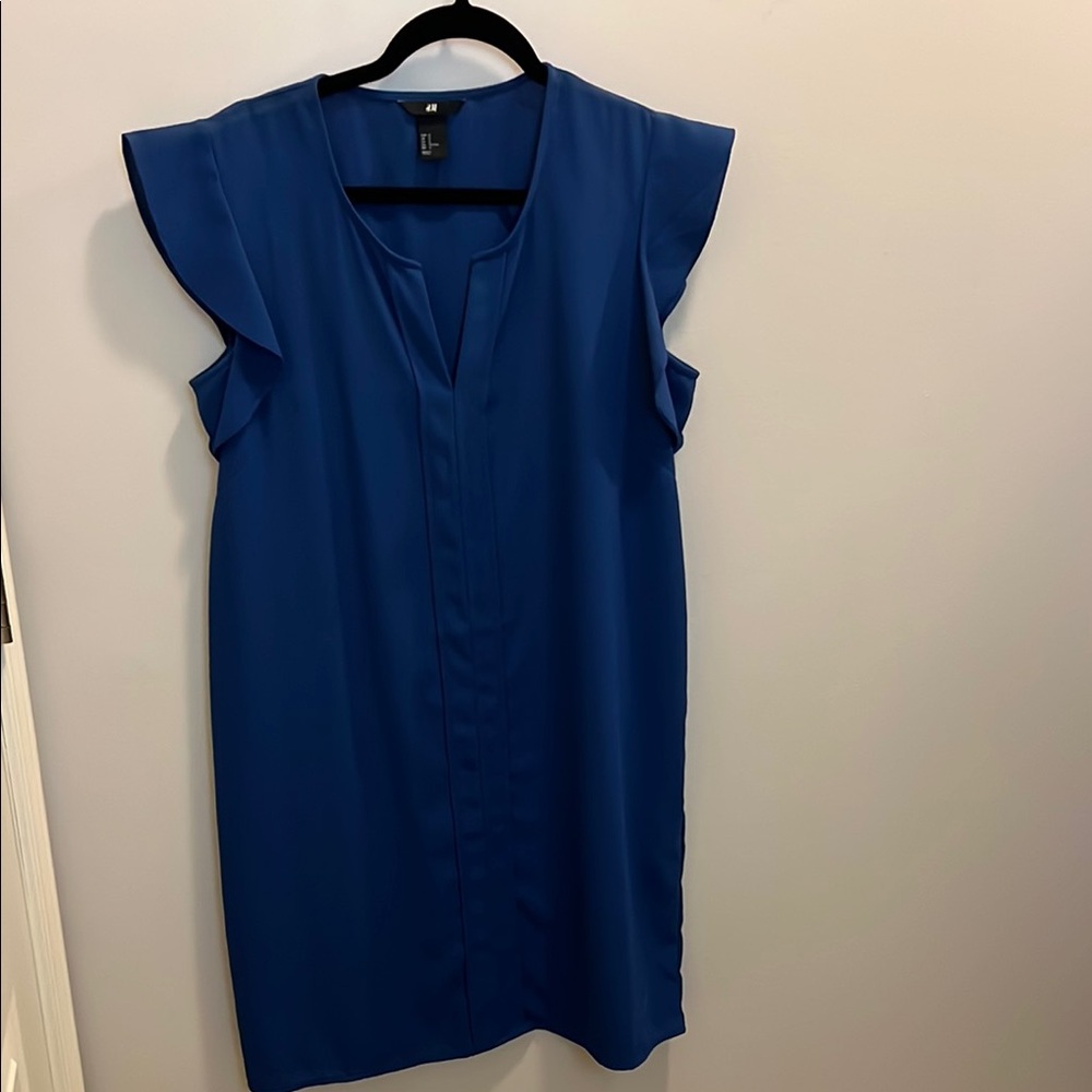 Royal Blue dress with great detail